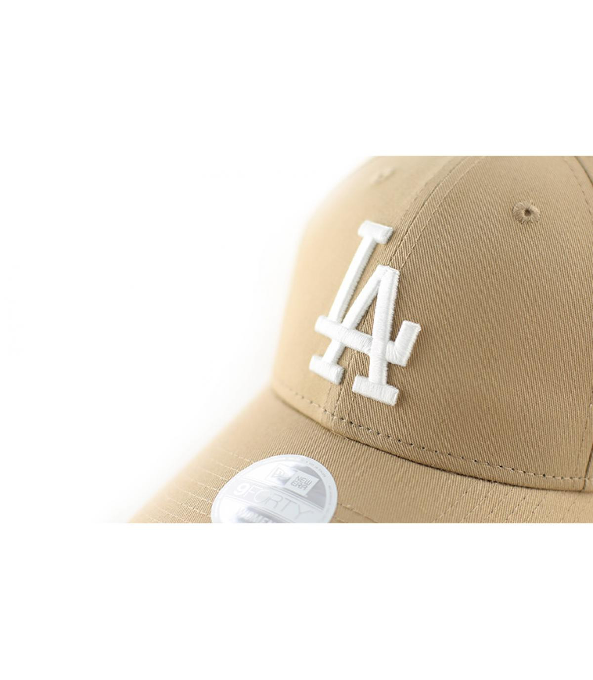 casquette femme LA beige